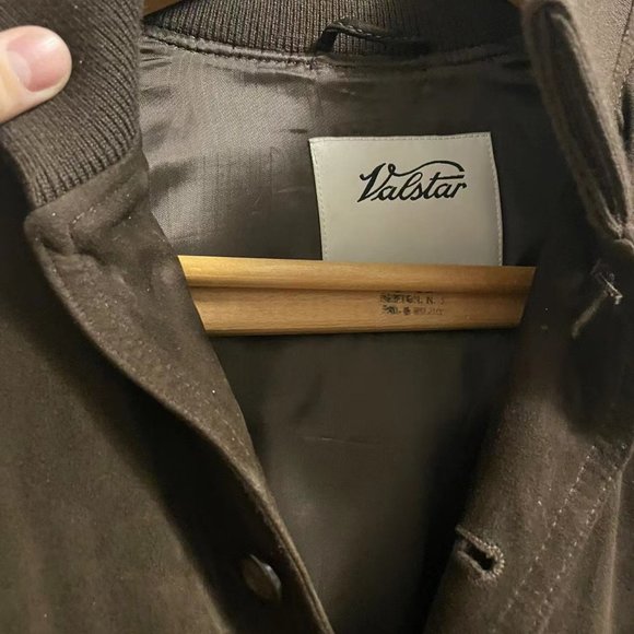 Valstar Caffe brown suede Valstarino bomber jacket 38US - Picture 2 of 5